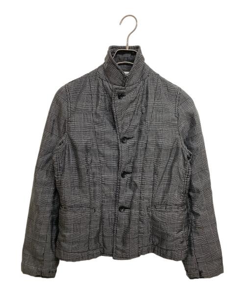 COMME des GARCONS COMME des GARCONS（コムデギャルソン コムデギャルソン）COMME des GARCONS COMME des GARCONS (コムデギャルソン コムデギャルソン) グレンチェックシルクナイロン縮絨ジャケット グレー サイズ:SIZE Sの古着・服飾アイテム