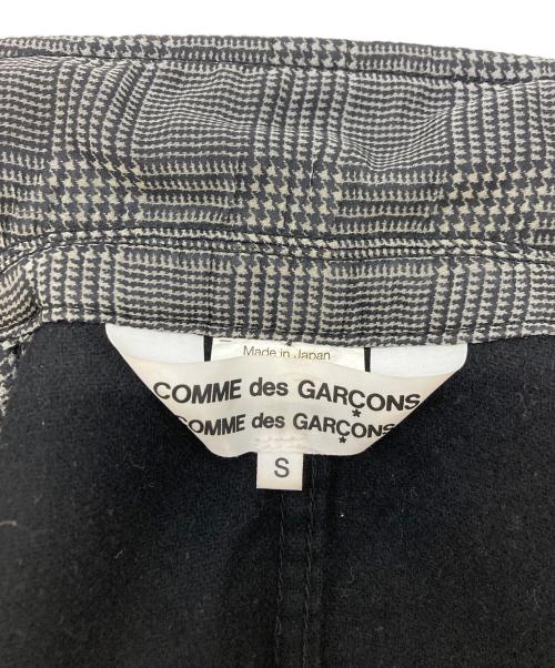 COMME des GARCONS COMME des GARCONS（コムデギャルソン コムデギャルソン）COMME des GARCONS COMME des GARCONS (コムデギャルソン コムデギャルソン) グレンチェックシルクナイロン縮絨ジャケット グレー サイズ:SIZE Sの古着・服飾アイテム
