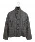 COMME des GARCONS COMME des GARCONS (コムデギャルソン コムデギャルソン) グレンチェックシルクナイロン縮絨ジャケット グレー サイズ:SIZE S：15000円