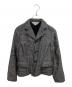 COMME des GARCONS COMME des GARCONS（コムデギャルソン コムデギャルソン）の古着「グレンチェックシルクナイロン縮絨ジャケット」｜グレー