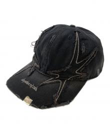 SUPPLIER（サプライヤー）の古着「EYES DISTRESSED CAP(アイズ ディストレスド キャップ)」｜ブラック