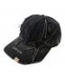 SUPPLIER（サプライヤー）の古着「EYES DISTRESSED CAP(アイズ ディストレスド キャップ)」｜ブラック