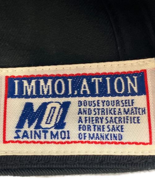 SAINT MICHAEL（セントマイケル）SAINT MICHAEL (セントマイケル) キャップ ブラック サイズ:OSの古着・服飾アイテム