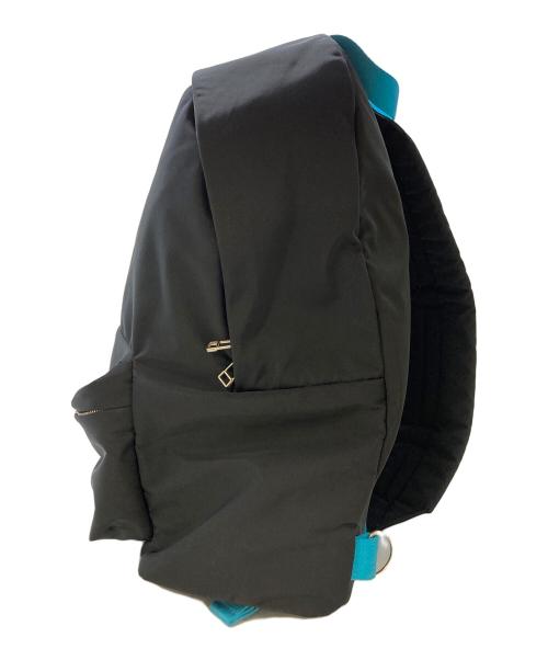 Soe（ソーイ）Soe (ソーイ) One Shoulder B.P Solotex ブラック×ブルー サイズ:実寸サイズを参照くださいの古着・服飾アイテム