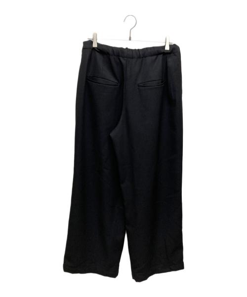 Antwort（アントワート）Antwort (アントワート) SMOOTH TAFTA DRAPE TUCK PANTS ブラック サイズ:SIZE3の古着・服飾アイテム