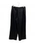 Antwort (アントワート) SMOOTH TAFTA DRAPE TUCK PANTS ブラック サイズ:SIZE3：18000円