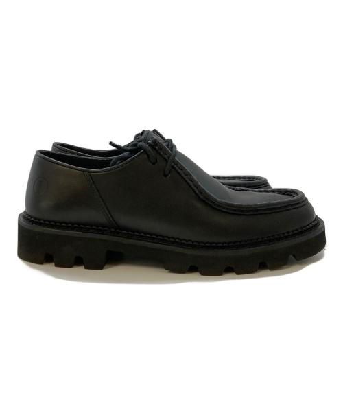 COLLEGIUM（コレジウム）COLLEGIUM (コレジウム) レースアップ ダービーシューズ/Moc-Toe Derby ブラック サイズ:SIZE42の古着・服飾アイテム