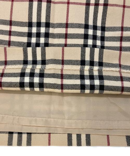 BURBERRY BLUE LABEL（バーバリー ブルー レーベル）BURBERRY BLUE LABEL (バーバリー ブルー レーベル) ノバチェックスカート ブラウン サイズ:SIZE38の古着・服飾アイテム