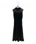 Diagram GRACE CONTINENTAL (ダイアグラム グレースコンチネンタル) ラメシアープリーツ ニットワンピース ブラック サイズ:SIZE38：13000円