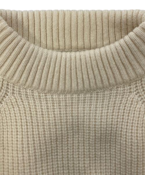 sacai（サカイ）sacai (サカイ) ドッキングニット ブラウン×ベージュ サイズ:SIZE 1の古着・服飾アイテム