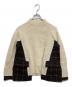 sacai（サカイ）の古着「ドッキングニット」｜ブラウン×ベージュ