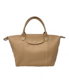 LONGCHAMP（ロンシャン）の古着「2WAYバッグ」｜ベージュ