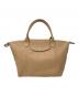 LONGCHAMP（ロンシャン）の古着「2WAYバッグ」｜ベージュ