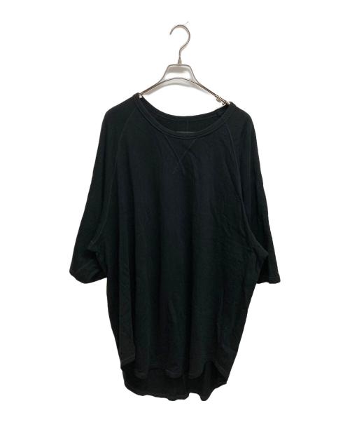 s'yte（サイト）s'yte (サイト) COTTON GAUZE BACK CENTER STITCH OVERSIZED RAGLAN SLEEVE T-SHIRT ブラック サイズ:SIZE3の古着・服飾アイテム