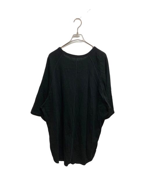 s'yte（サイト）s'yte (サイト) COTTON GAUZE BACK CENTER STITCH OVERSIZED RAGLAN SLEEVE T-SHIRT ブラック サイズ:SIZE3の古着・服飾アイテム