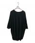 s'yte（サイト）の古着「COTTON GAUZE BACK CENTER STITCH OVERSIZED RAGLAN SLEEVE T-SHIRT」｜ブラック