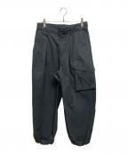 DESCENTE ALLTERRAINデザイント オルテライン）の古着「PRIMEFLEX(TM) WIDE CARGO PANTS/プライムフレックスワイドカーゴパンツ」｜グレー