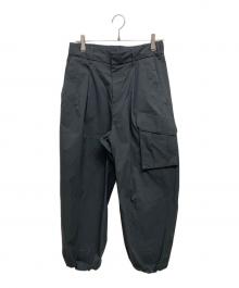DESCENTE ALLTERRAIN（デザイント オルテライン）の古着「PRIMEFLEX(TM) WIDE CARGO PANTS/プライムフレックスワイドカーゴパンツ」｜グレー