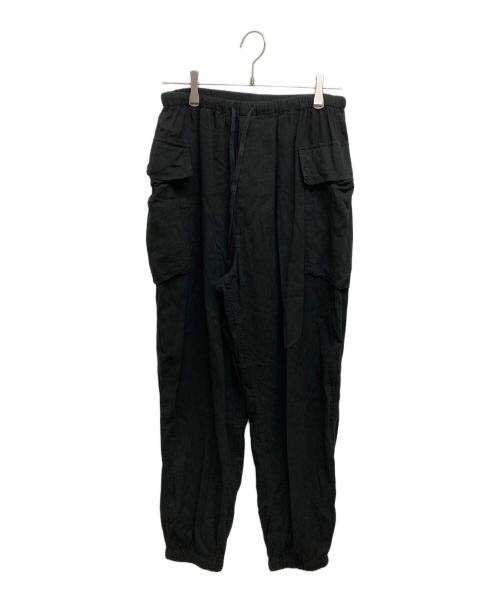 COMOLI（コモリ）COMOLI (コモリ) 空紡オックス カーゴパンツ ブラック サイズ:SIZE2の古着・服飾アイテム