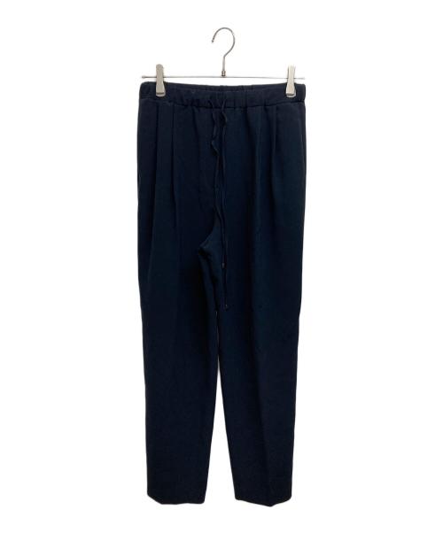 ebure（エブール）ebure (エブール) トリアセダブルクロスパンツ ネイビー サイズ:SIZE36の古着・服飾アイテム