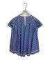 sacai (サカイ) 半袖ブラウス ブルー×ホワイト サイズ:SIZE2：8000円
