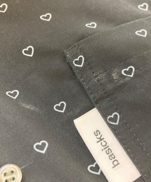 BASICKS（ベイシックス）BASICKS (ベイシックス) 半袖シャツ ブラック サイズ:SIZE Sの古着・服飾アイテム