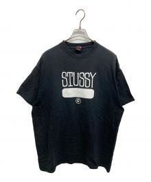 stussy（ステューシー）の古着「ラバープリントTシャツ」｜ブラック