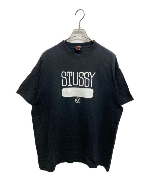 stussy（ステューシー）stussy (ステューシー) ラバープリントTシャツ ブラック サイズ:SIZE XLの古着・服飾アイテム
