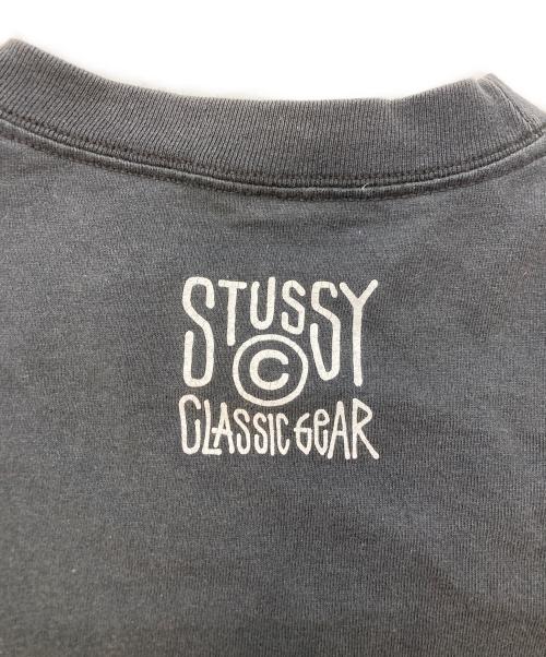 stussy（ステューシー）stussy (ステューシー) ラバープリントTシャツ ブラック サイズ:SIZE XLの古着・服飾アイテム