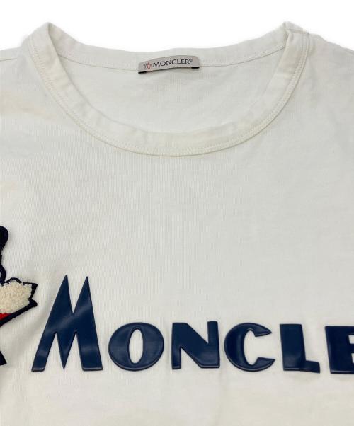 MONCLER（モンクレール）MONCLER (モンクレール) MAGLIA T-SHIRT ホワイト サイズ:SIZE Lの古着・服飾アイテム