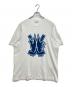 MONCLER（モンクレール）の古着「ホッケー ロゴ フロッキープリント T シャツ」｜ホワイト