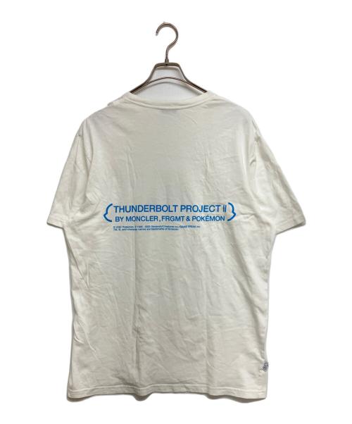 MONCLER（モンクレール）MONCLER (モンクレール) FRAGMENT DESIGN (フラグメントデザイン) pokemon (ポケモン) ミュウ プリント Tシャツ(MAGILA T-SHIRT) ホワイト サイズ:SIZE Lの古着・服飾アイテム