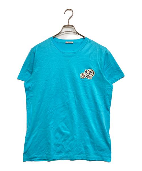 MONCLER（モンクレール）MONCLER (モンクレール) MAGLIA T-SHIRT ブルー サイズ:SIZE Mの古着・服飾アイテム