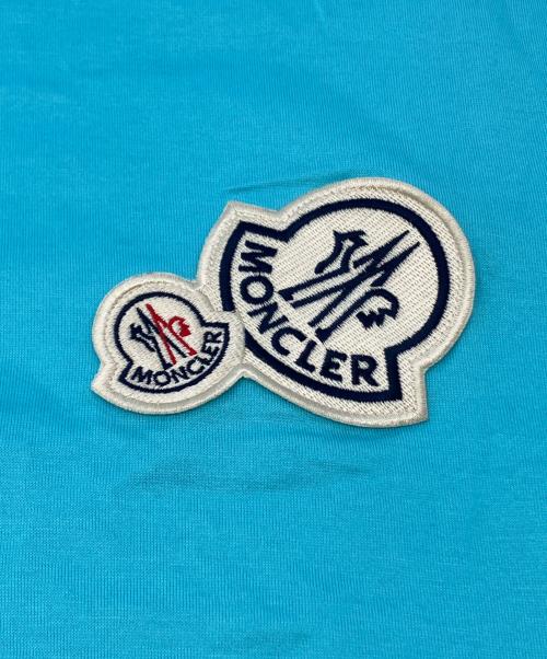 MONCLER（モンクレール）MONCLER (モンクレール) MAGLIA T-SHIRT ブルー サイズ:SIZE Mの古着・服飾アイテム