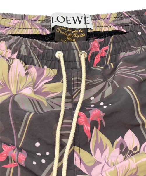 LOEWE（ロエベ）LOEWE (ロエベ) 総柄スイムショーツ ブラック×ピンク サイズ:SIZE 48 未使用品の古着・服飾アイテム