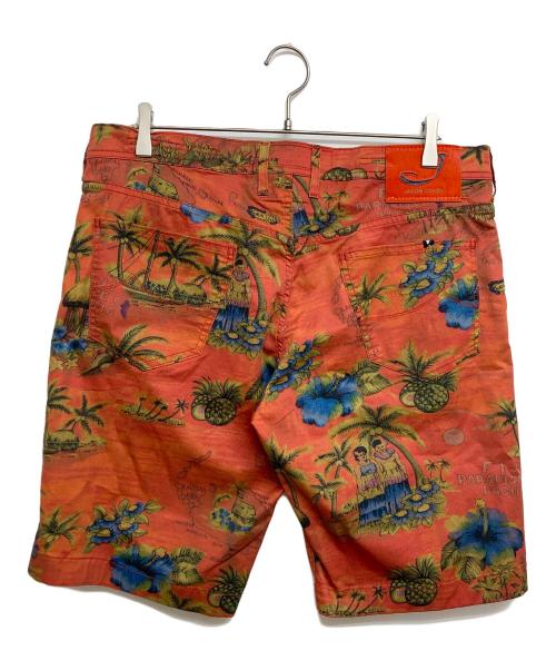 JACOB COHEN（ヤコブコーエン）JACOB COHEN (ヤコブコーエン) アロハハーフパンツ レッド サイズ:SIZE36の古着・服飾アイテム