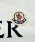 中古・古着 MONCLER (モンクレール) フロントロゴパッチ クルーネック半袖Tシャツ ホワイト サイズ:SIZE M：20000円