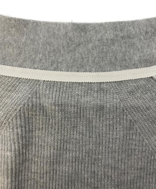 sacai（サカイ）sacai (サカイ) フレアスリーブニットカーディガン グレー サイズ:SIZE2の古着・服飾アイテム