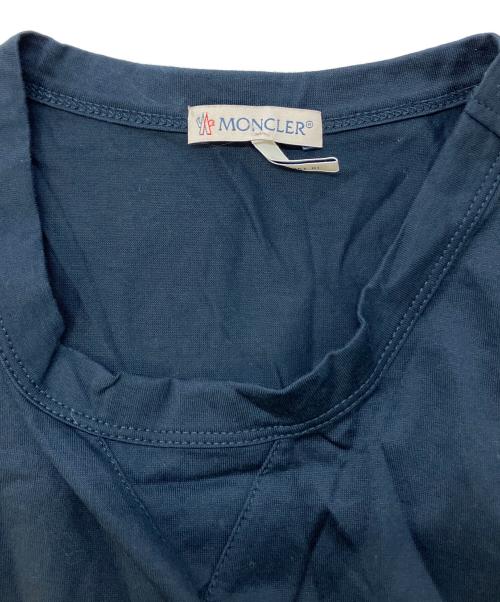 MONCLER（モンクレール）MONCLER (モンクレール) MAGLIA T-SHIRT ネイビー サイズ:SIZE Lの古着・服飾アイテム
