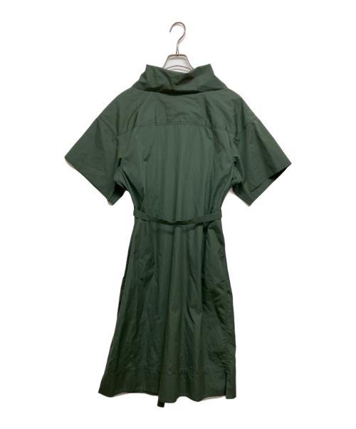 DRIES VAN NOTEN（ドリスヴァンノッテン）DRIES VAN NOTEN (ドリスヴァンノッテン) シャツワンピース グリーン サイズ:SIZE 36の古着・服飾アイテム