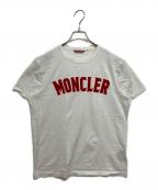 MONCLER GENIUSモンクレール ジーニアス）の古着「フロッキープリントTシャツ」｜ホワイト