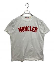 MONCLER GENIUS（モンクレール ジーニアス）の古着「フロッキープリントTシャツ」｜ホワイト