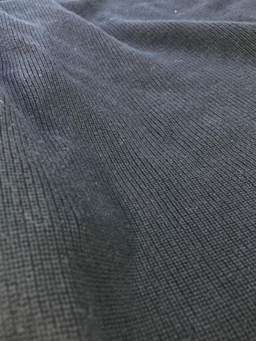 sacai（サカイ）sacai (サカイ) 袖リボンシアープリーツレイヤードスリーブニット ネイビー サイズ:SIZE1の古着・服飾アイテム