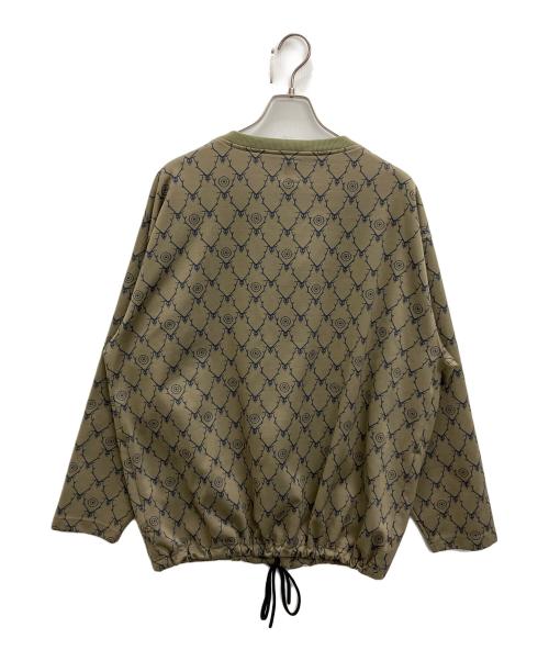 South2 West8（サウスツー ウエストエイト）South2 West8 (サウスツー ウエストエイト) String V Neck Shirt カーキ サイズ:SIZE XLの古着・服飾アイテム