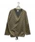 South2 West8（サウスツー ウエストエイト）の古着「String V Neck Shirt」｜カーキ