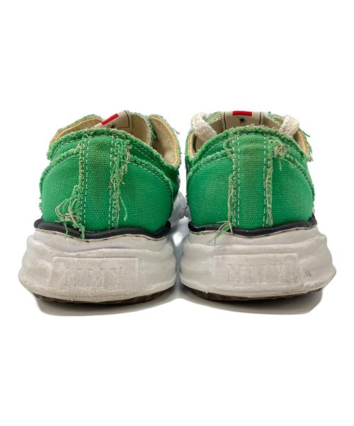 Maison MIHARA YASUHIRO（メゾン ミハラ ヤスヒロ）Maison MIHARA YASUHIRO (メゾン ミハラ ヤスヒロ) PETERSON LOW CANVAS グリーン サイズ:SIZE 42の古着・服飾アイテム