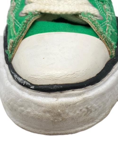 Maison MIHARA YASUHIRO（メゾン ミハラ ヤスヒロ）Maison MIHARA YASUHIRO (メゾン ミハラ ヤスヒロ) PETERSON LOW CANVAS グリーン サイズ:SIZE 42の古着・服飾アイテム