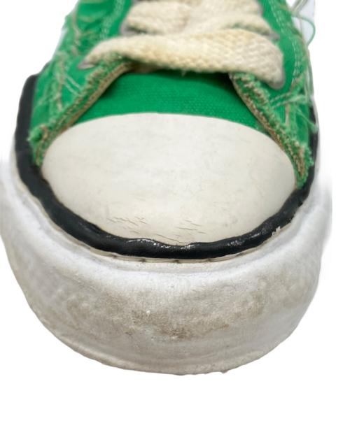 Maison MIHARA YASUHIRO（メゾン ミハラ ヤスヒロ）Maison MIHARA YASUHIRO (メゾン ミハラ ヤスヒロ) PETERSON LOW CANVAS グリーン サイズ:SIZE 42の古着・服飾アイテム
