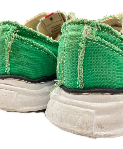 Maison MIHARA YASUHIRO（メゾン ミハラ ヤスヒロ）Maison MIHARA YASUHIRO (メゾン ミハラ ヤスヒロ) PETERSON LOW CANVAS グリーン サイズ:SIZE 42の古着・服飾アイテム