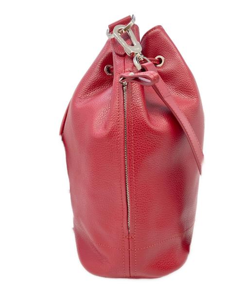LONGCHAMP（ロンシャン）LONGCHAMP (ロンシャン) フローネバケットバッグ レッド サイズ:実寸サイズをご参照ください。の古着・服飾アイテム